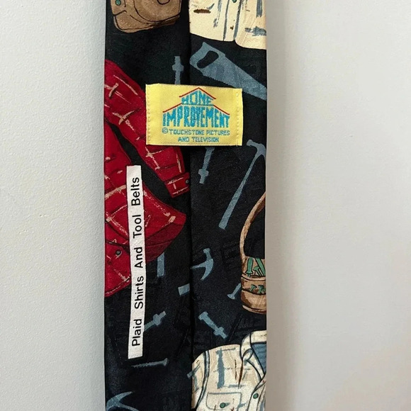 Vintage Home Improvement Neck Tie Made  in USA - Picture 4 of 5